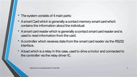 smart card embedded system ppt|Case study on smart card (embeded system) based .